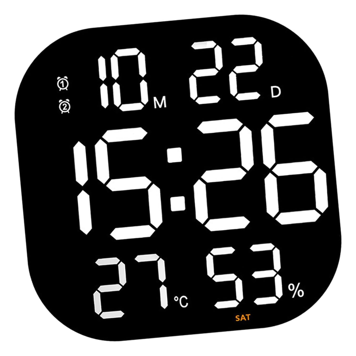 Accessible digital calendar clock - lunar date display, remote control, suitable for the elderly