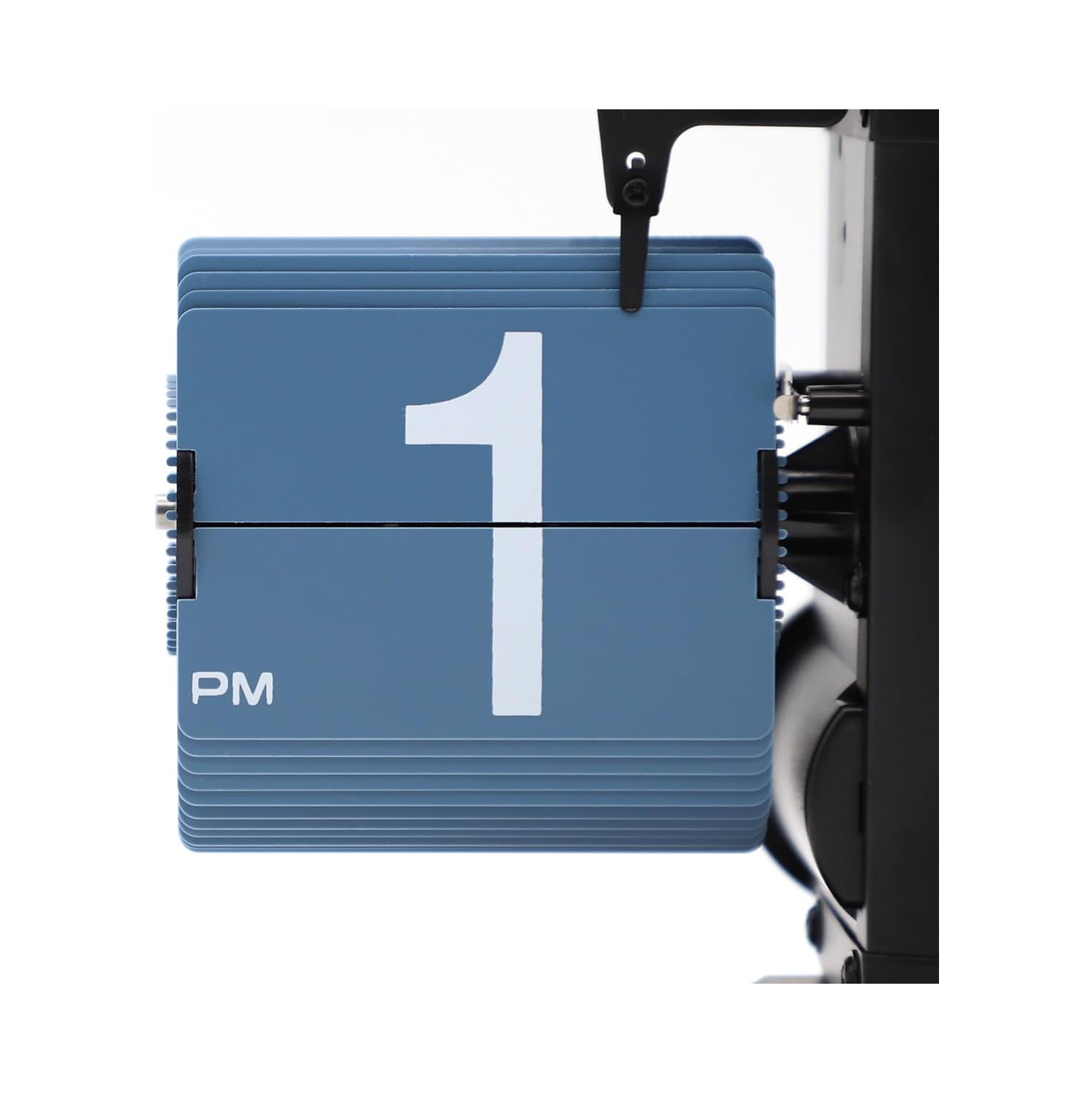 Réveille-matin silencieux qui tourne les pages – Écran LED haute définition, modèle hybride durable en polypropylène/métal, idéal pour le