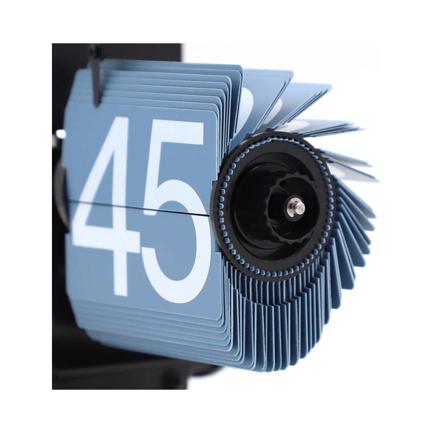 Réveille-matin silencieux qui tourne les pages – Écran LED haute définition, modèle hybride durable en polypropylène/métal, idéal pour le