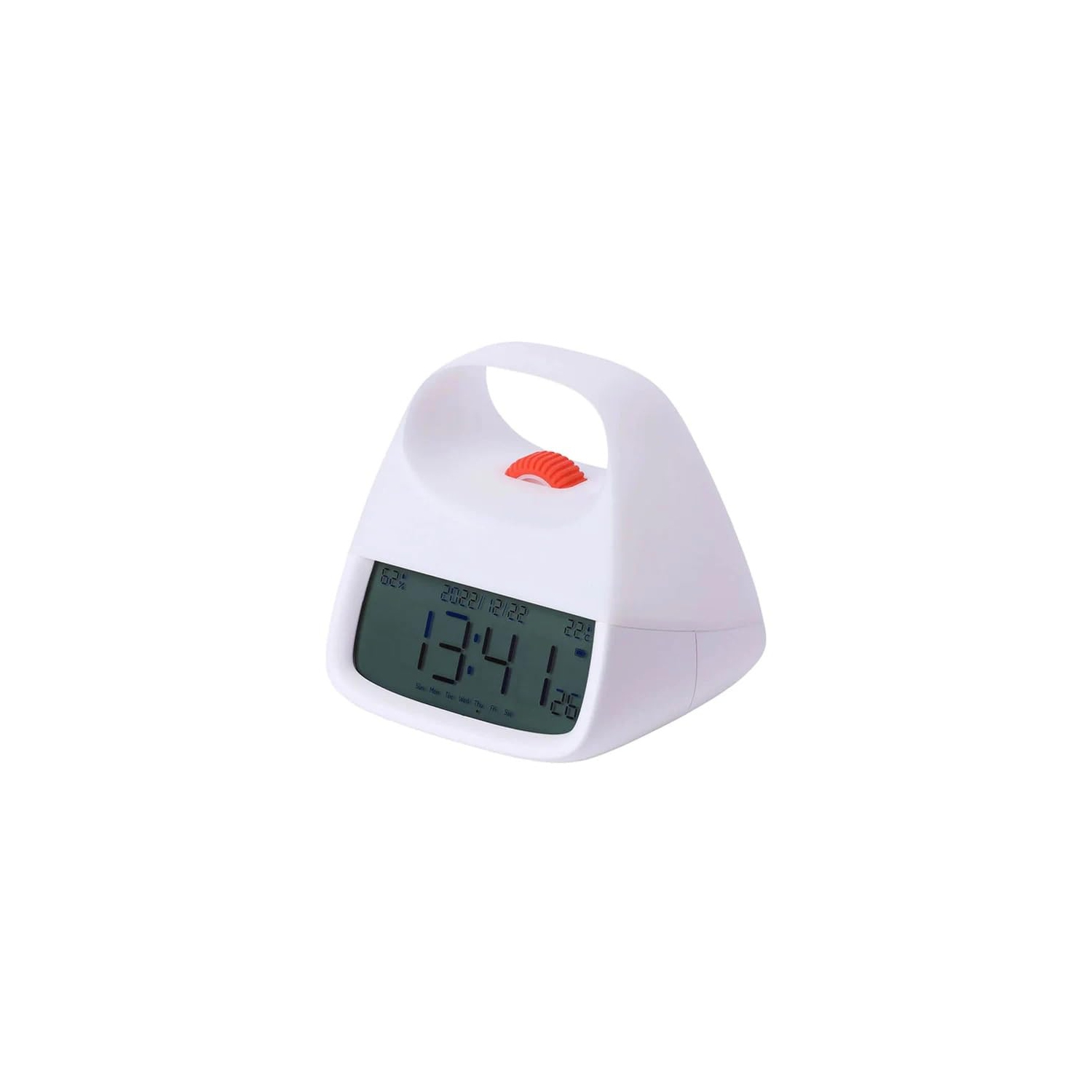 Night Light with Clock Digital Alarm Clock and Alarm Dimmable LED with Temperature/Humidity Sensor, Touch Control, Handheld Night Light