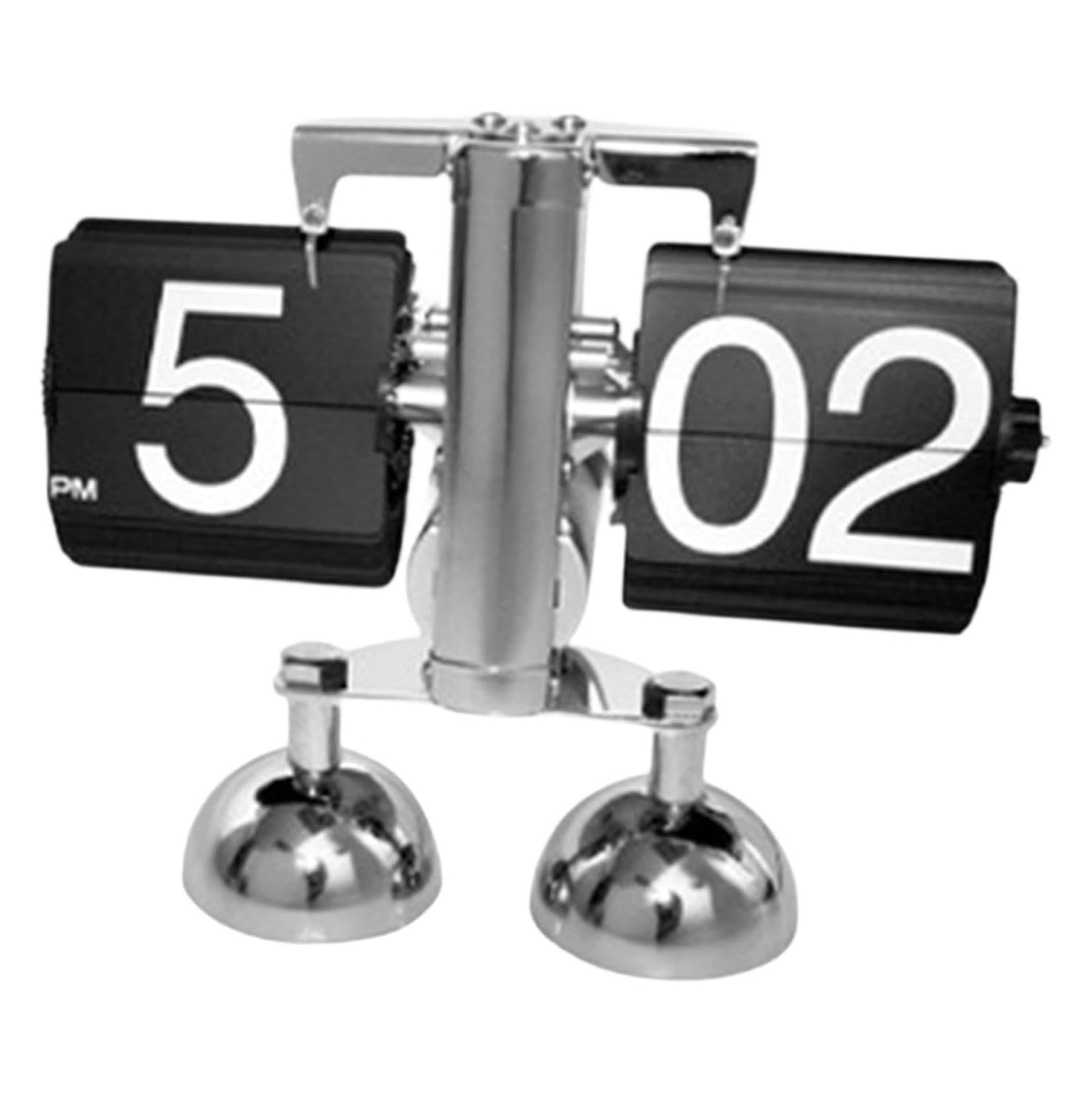 Balanced Page Turning Digital Clock, Creative Mechanical Retro Style Desk Clock Durable Automatic Page Turning Desk Clock Home Decoration Suitable