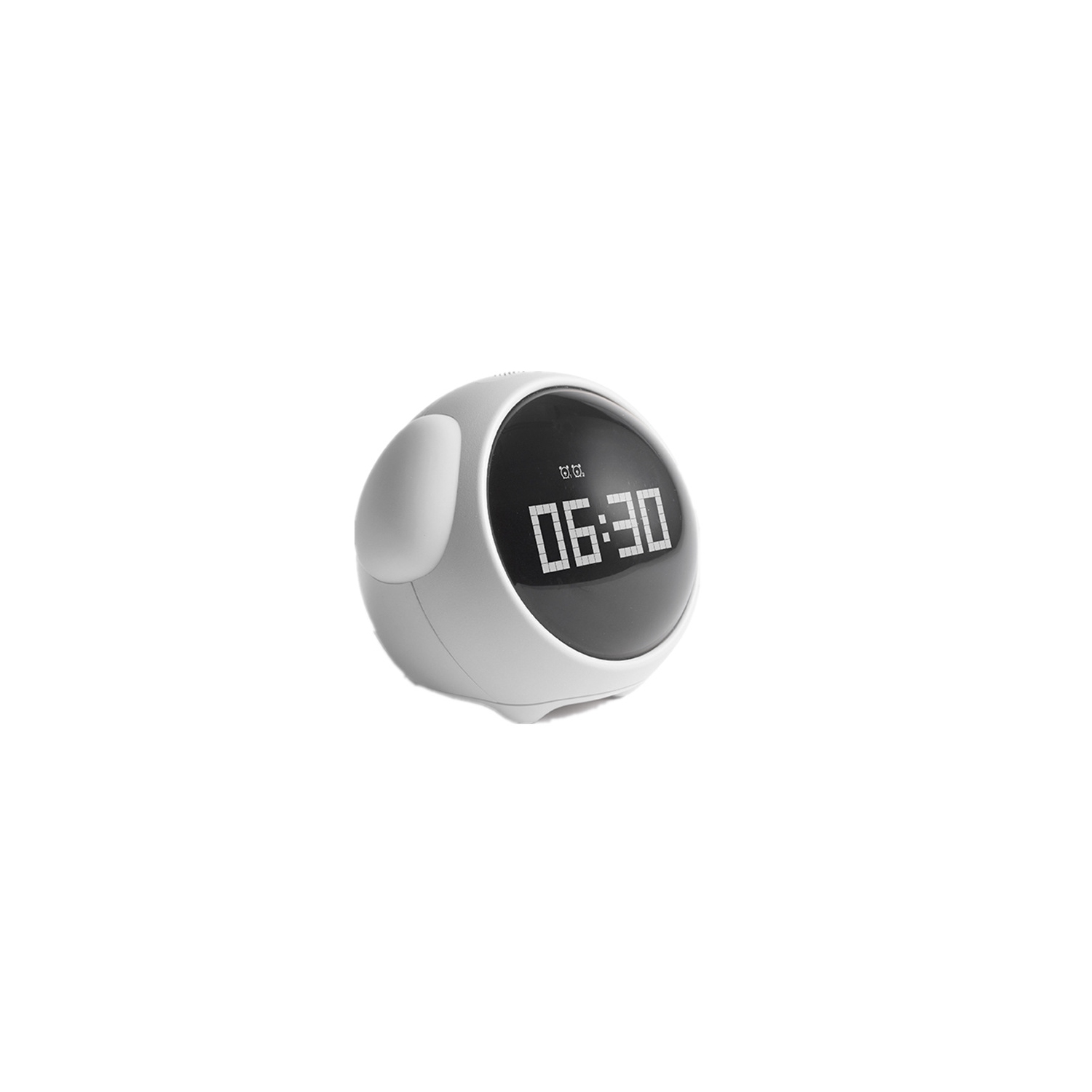 Voice-activated smart alarm clock - adjustable night light, dual alarms, 5 ringtones and shake-to-snooze function, 12/24 hour display