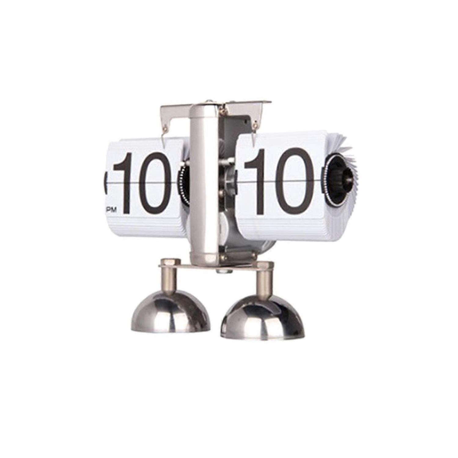 Balanced Page Turning Digital Clock, Creative Mechanical Retro Style Desk Clock Durable Automatic Page Turning Desk Clock Home Decoration Suitable