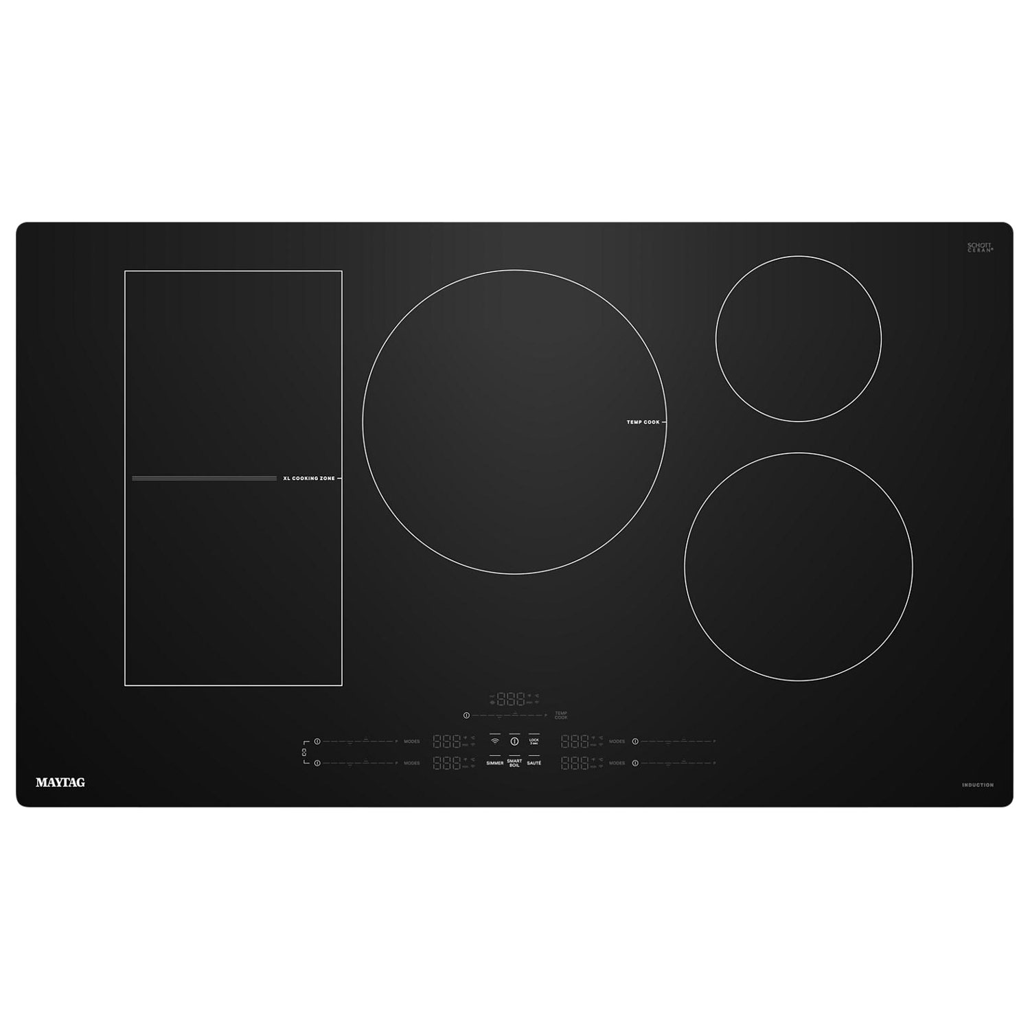 Maytag 36" 5-Element Induction Cooktop - Black