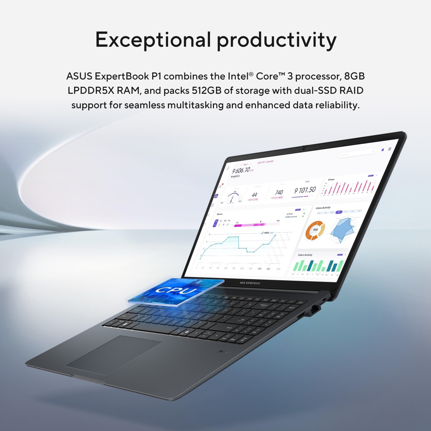 Portable ExpertBook P1 d'ASUS