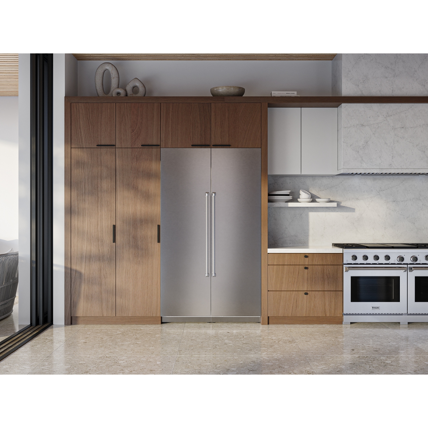 Thor Kitchen 24-inch Built-in Refrigerator Column, Panel Ready – XRF24CRF