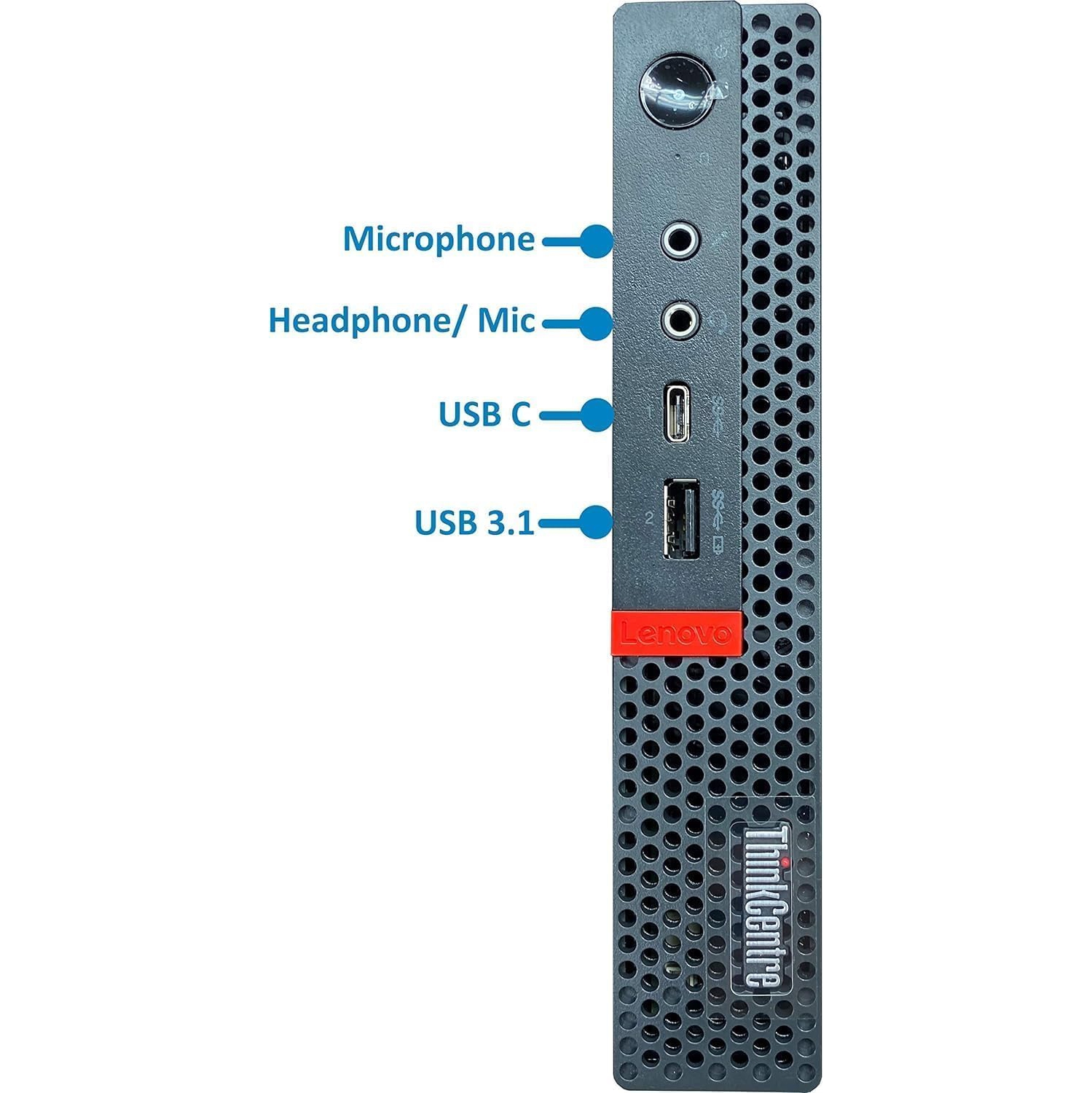 Lenovo ThinkCentre M720q Tiny Desktop PC – Intel Core i5 8th Gen, 16GB DDR4 RAM, 256GB NVMe SSD, Windows 11 Pro