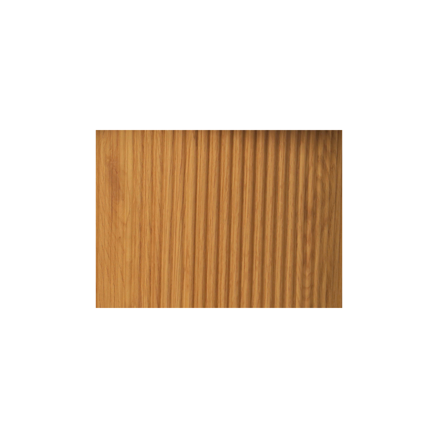 KOSSMAI Modern Oval Coffee Table with Fluted Double Pedestal Base, 39.4” Wide Low Coffee Table for Living Room, Contemporary Accent Table