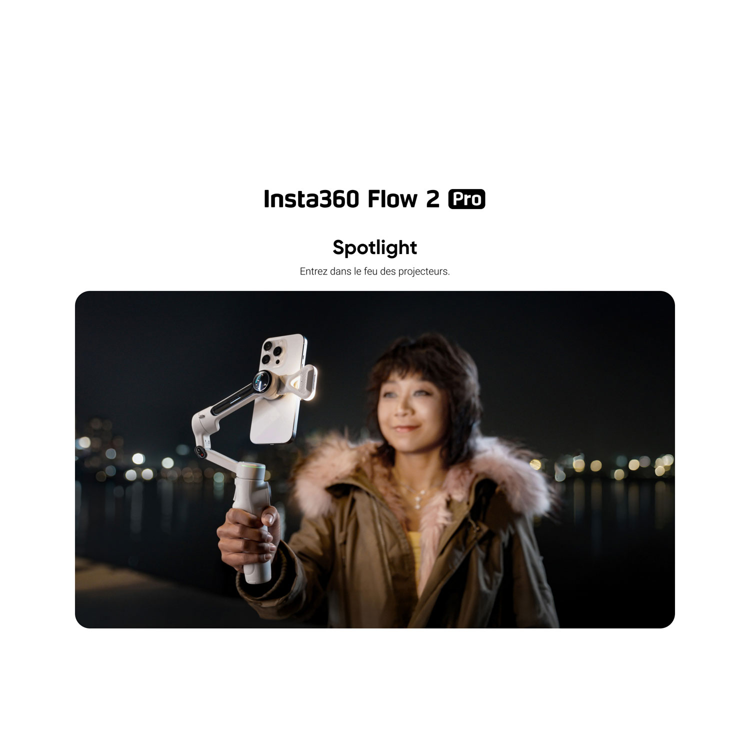 Trousse de création Flow 2 Pro d'Insta360 - Blanc