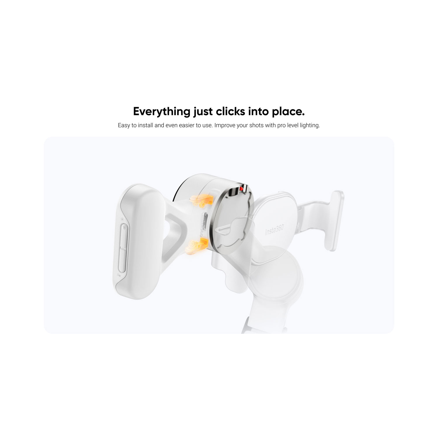 Trousse de création Flow 2 Pro d'Insta360 - Blanc