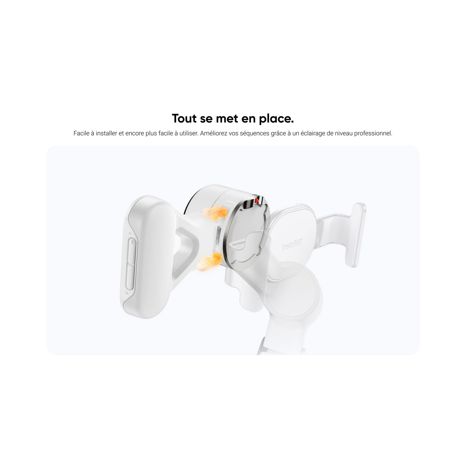 Trousse de création Flow 2 Pro d'Insta360 - Blanc