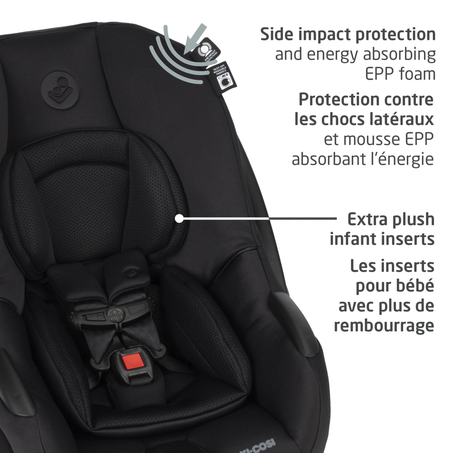 Siège d'auto Mico Luxe+ de Maxi Cosi - Noir flamboyant