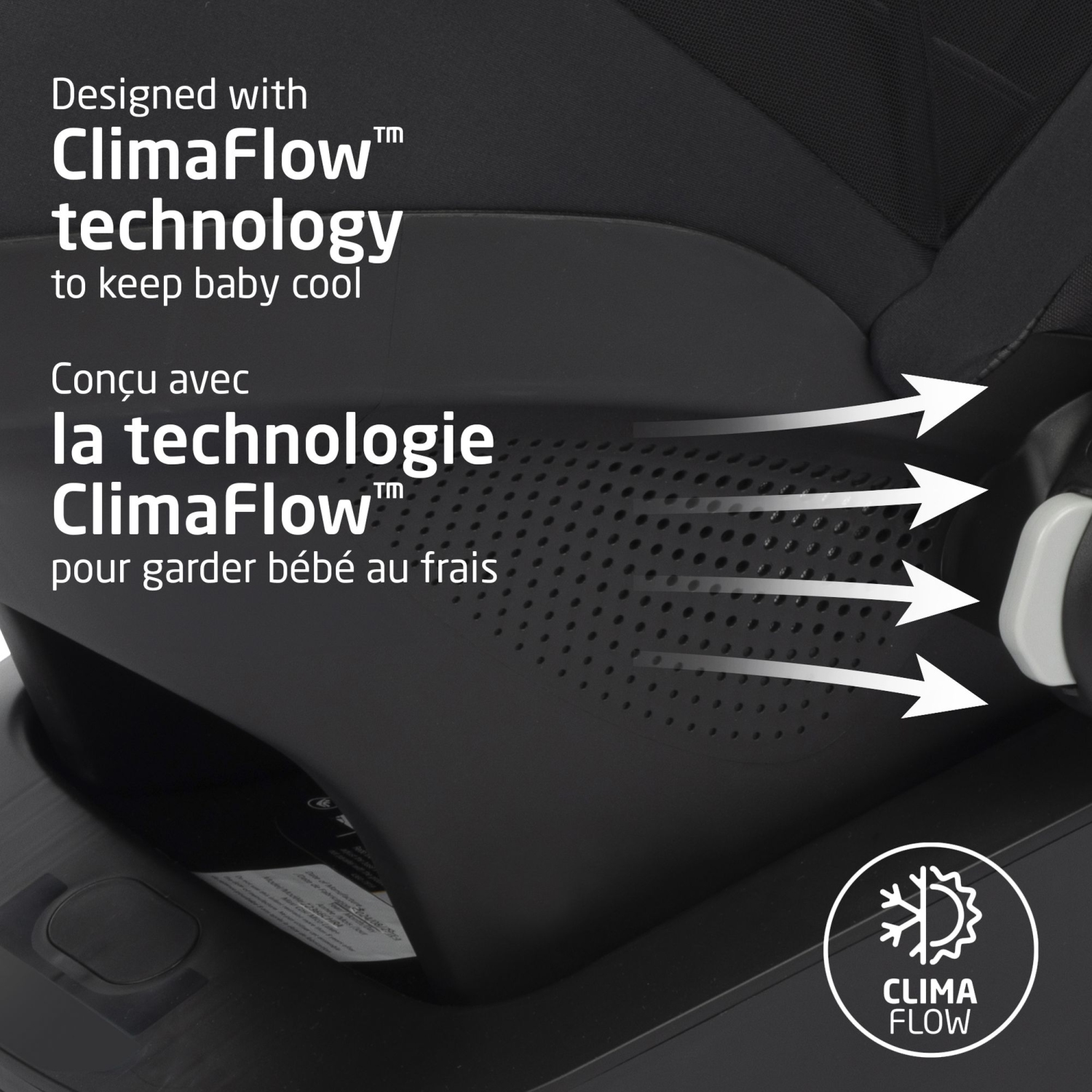 Siège d'auto Mico Luxe+ de Maxi Cosi - Noir flamboyant