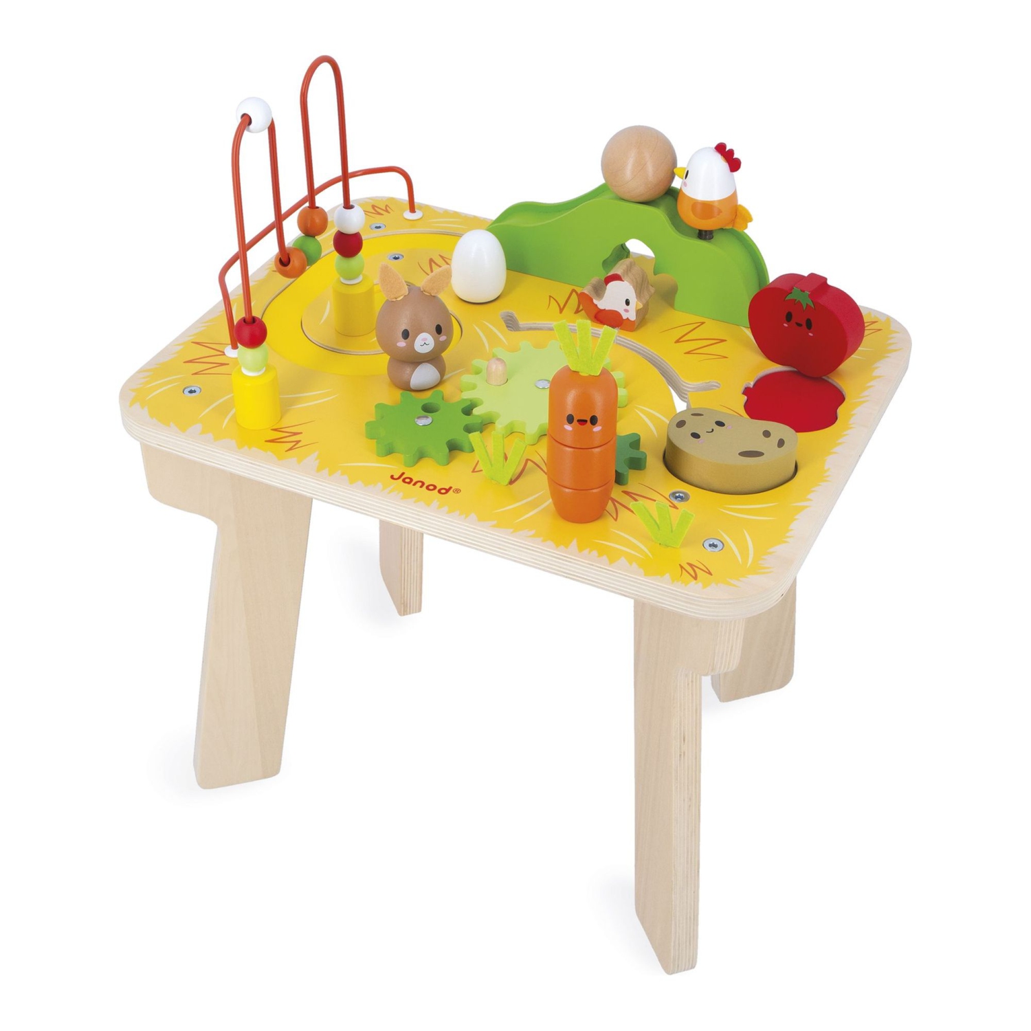 Janod Farm Wooden Activity Table