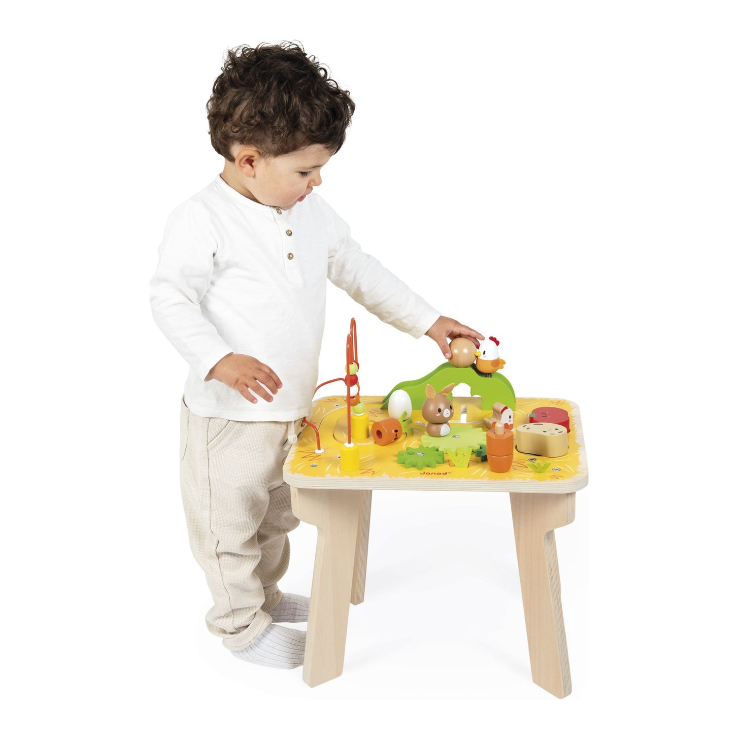 Janod Farm Wooden Activity Table