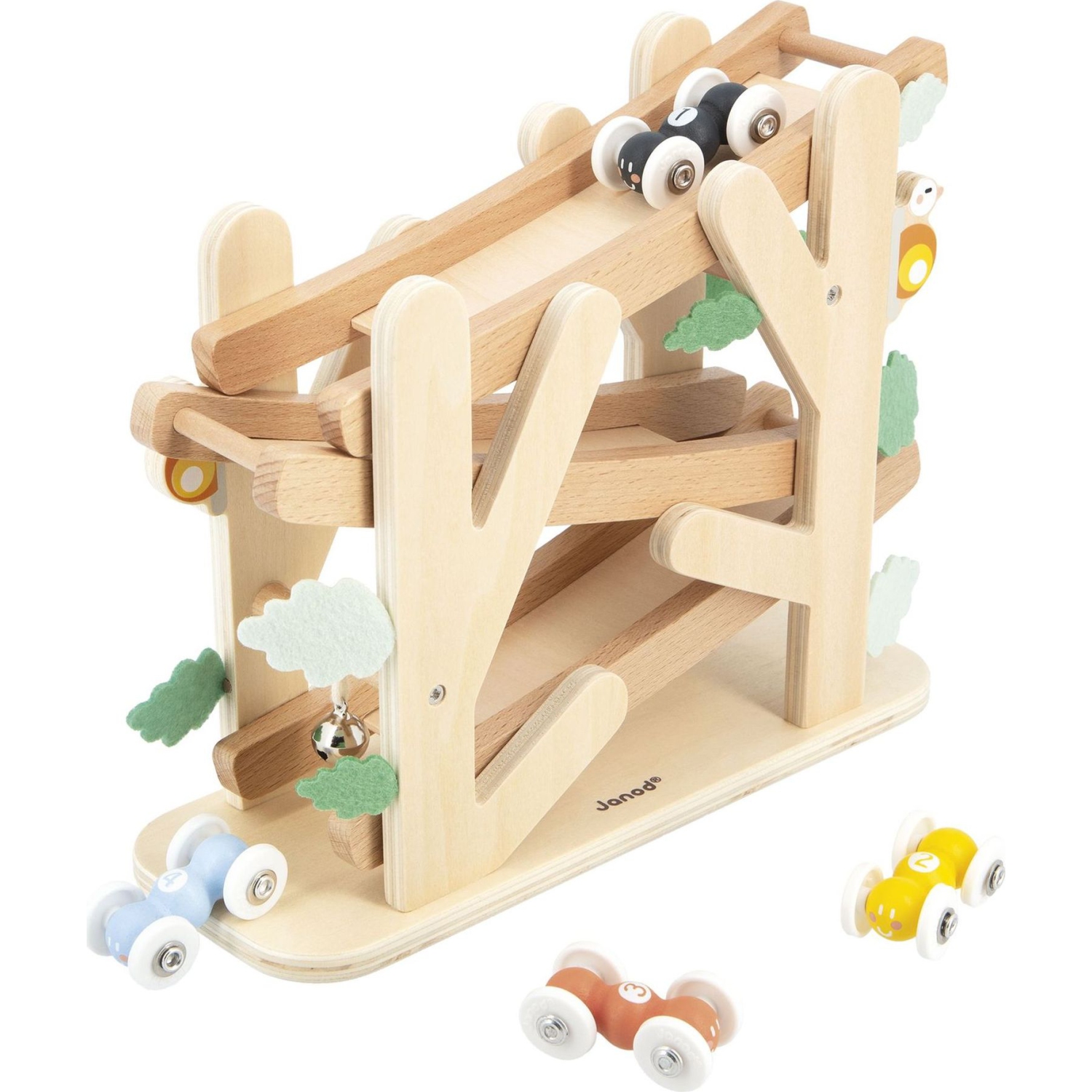 Janod Sweet Cocoon Ant Racing Track Wooden Toy Set