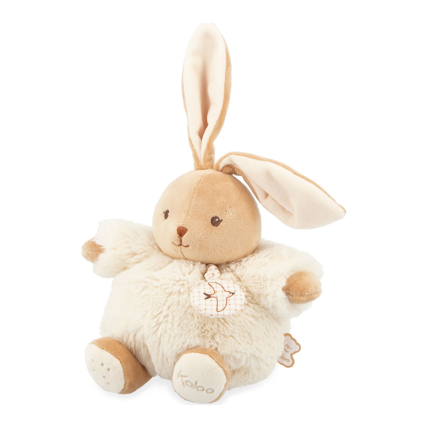 Kaloo Patapouf Musical Rabbit Soft Toy - Cream