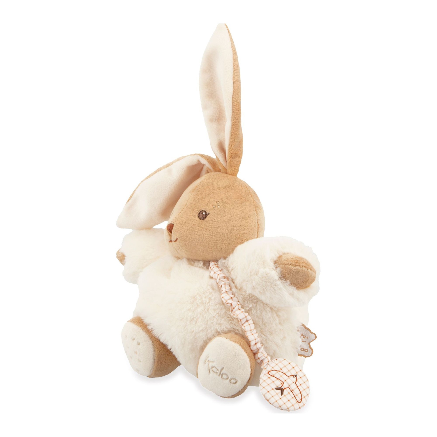 Kaloo Patapouf Musical Rabbit Soft Toy - Cream
