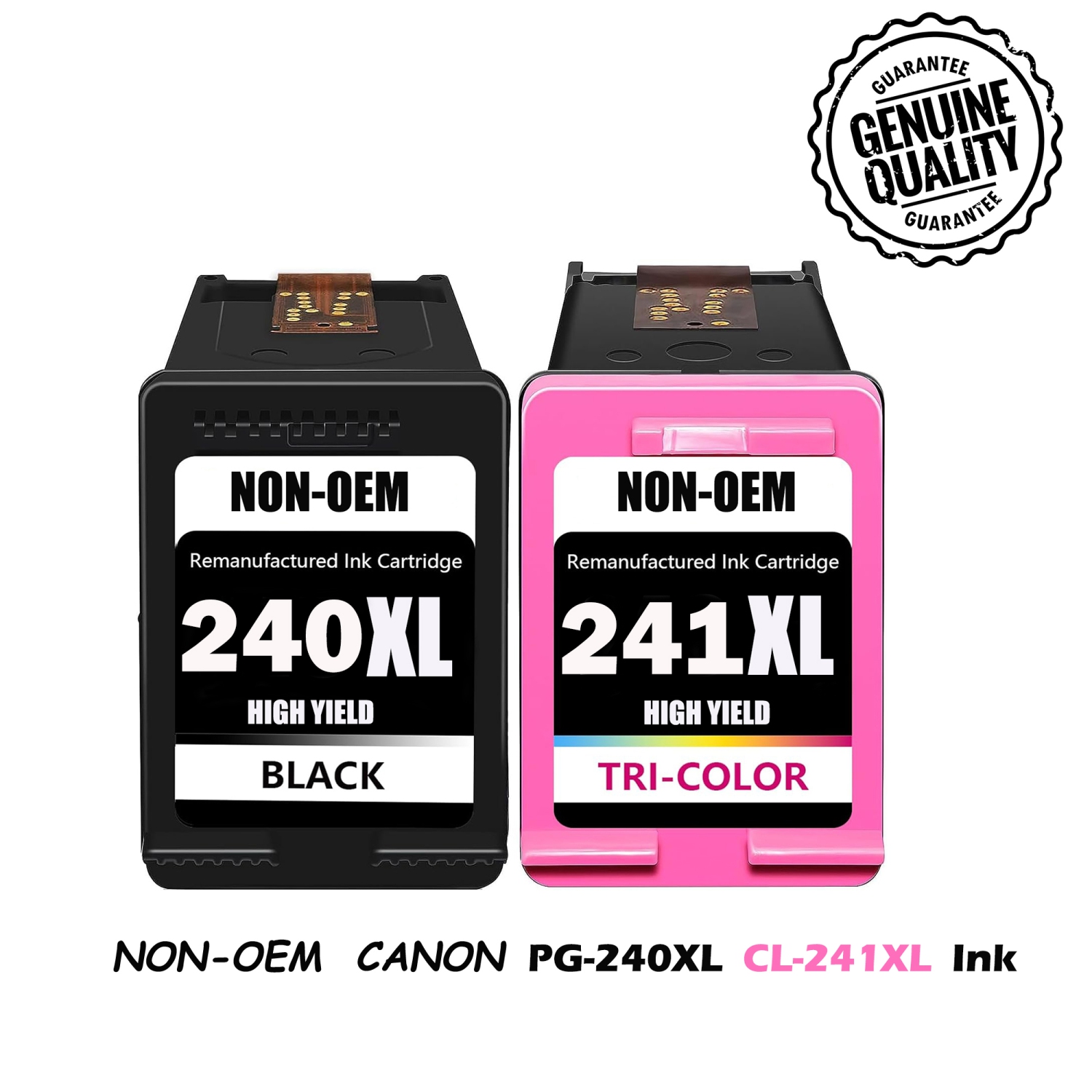 [High Yield] 1Set Remanufactured Ink Cartridge Replacement for Canon 240 241 PG-240XL CL-241XL pg240 cl241Ink MG2120 PIXMA MG3120 MG4120 MX372 MX432