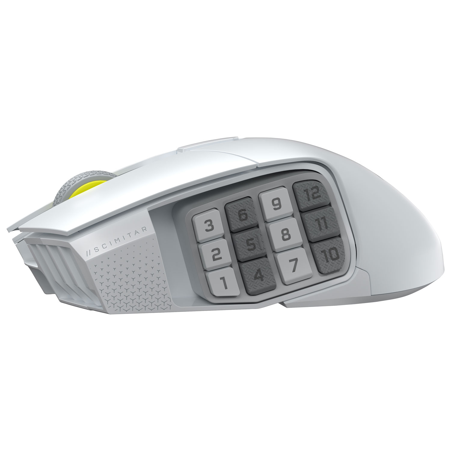 Souris de jeu Bluetooth de 33 000 ppp Scimitar Elite SE MMO de Corsair - Blanc - Exclusivité Best Buy