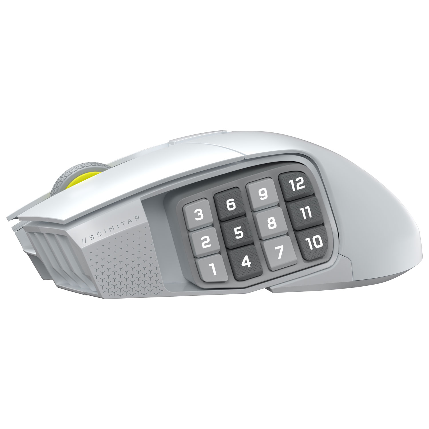 Souris de jeu Bluetooth de 33 000 ppp Scimitar Elite SE MMO de Corsair - Blanc - Exclusivité Best Buy