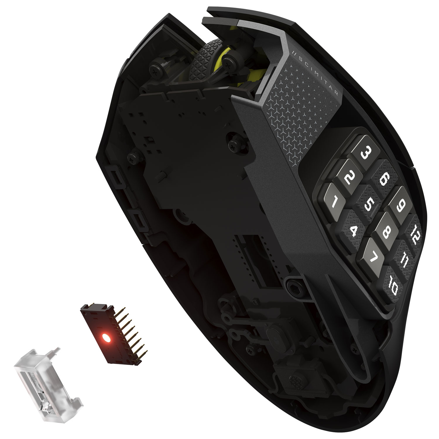Souris de jeu Bluetooth de 33 000 ppp Scimitar Elite SE MMO de Corsair - Bronze industriel