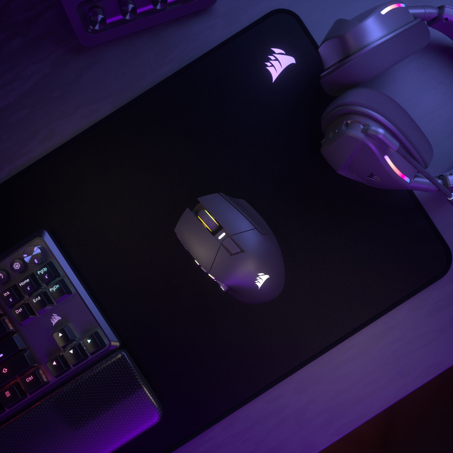 Souris de jeu Bluetooth de 33 000 ppp Scimitar Elite SE MMO de Corsair - Bronze industriel