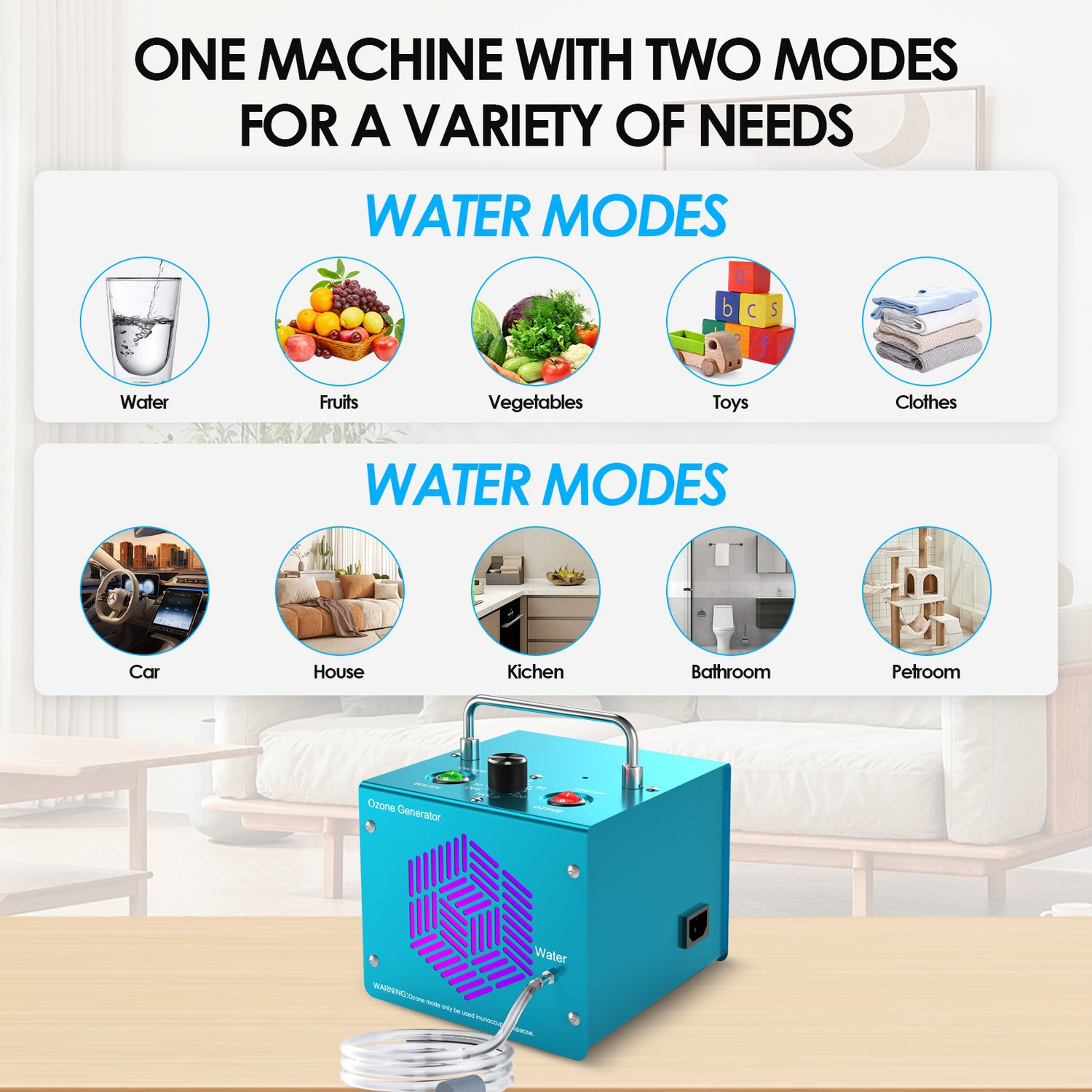 Ozone Generator Water & Air Sterilization Purification Machine 30000mg/h Ozone Machine
