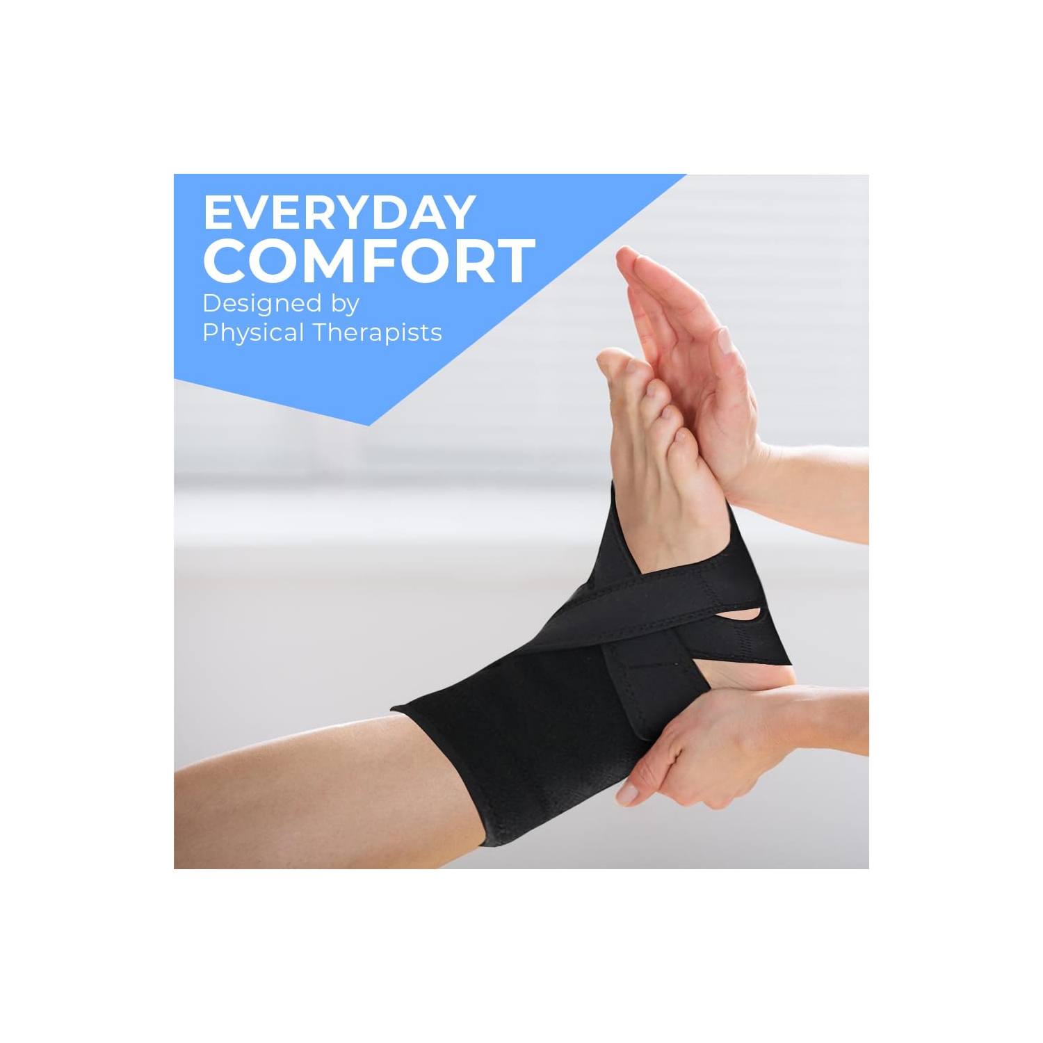 Drop Foot Brace for Walking,Day & Night Support,Adjustable Ankle Brace for Plantar Fasciitis Stroke Recovery