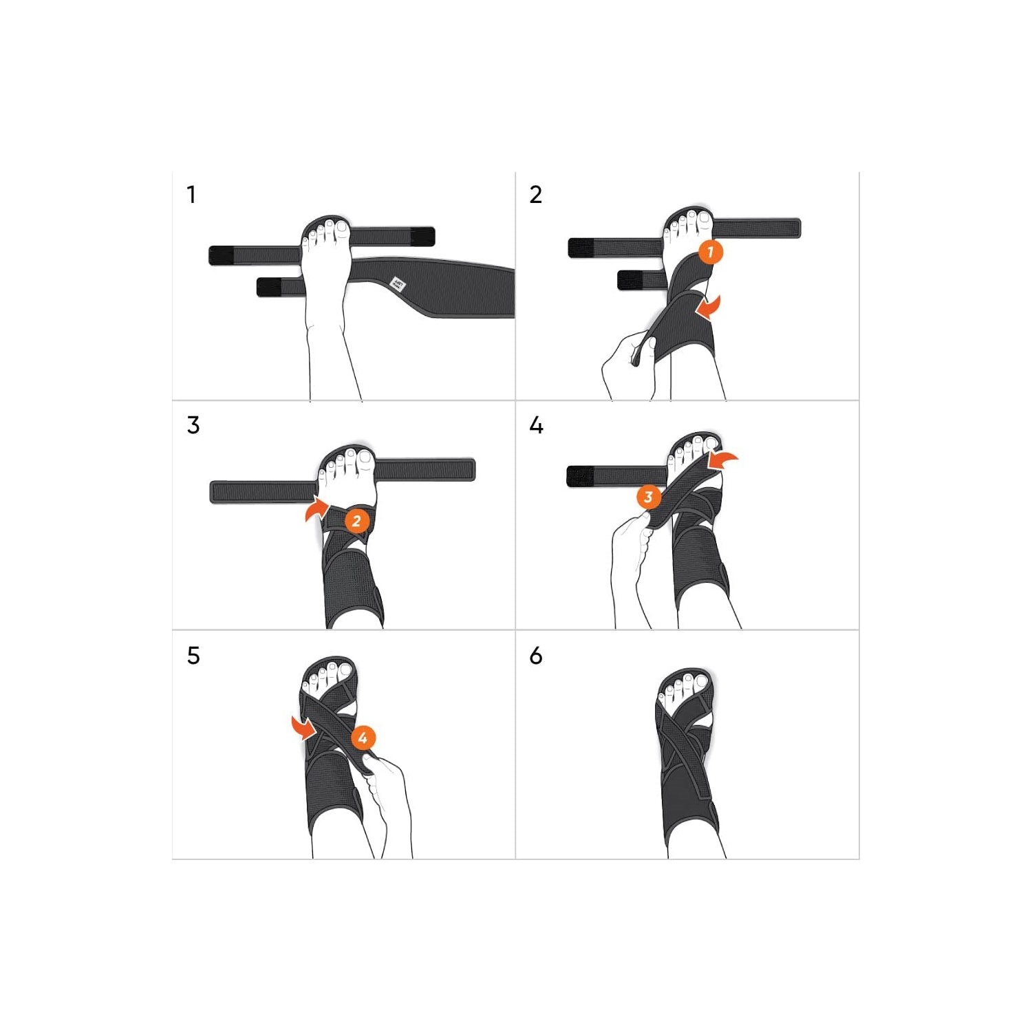 Drop Foot Brace for Walking,Day & Night Support,Adjustable Ankle Brace for Plantar Fasciitis Stroke Recovery