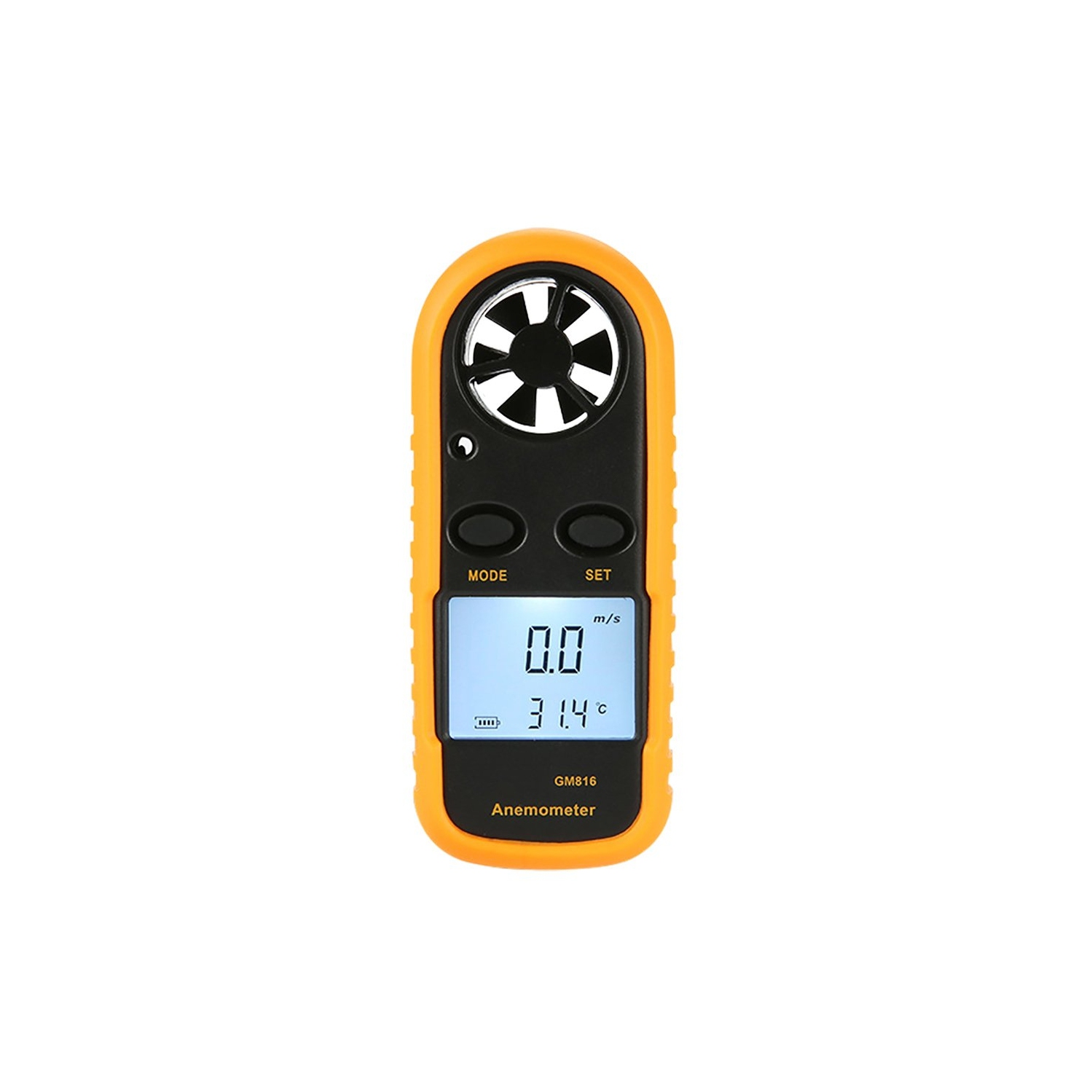 Handheld Digital Anemometer,Mini Wind Speed Meter Gauge for Windsurfing,Sailboat,Surfing,Air Flow Velocity Measurement