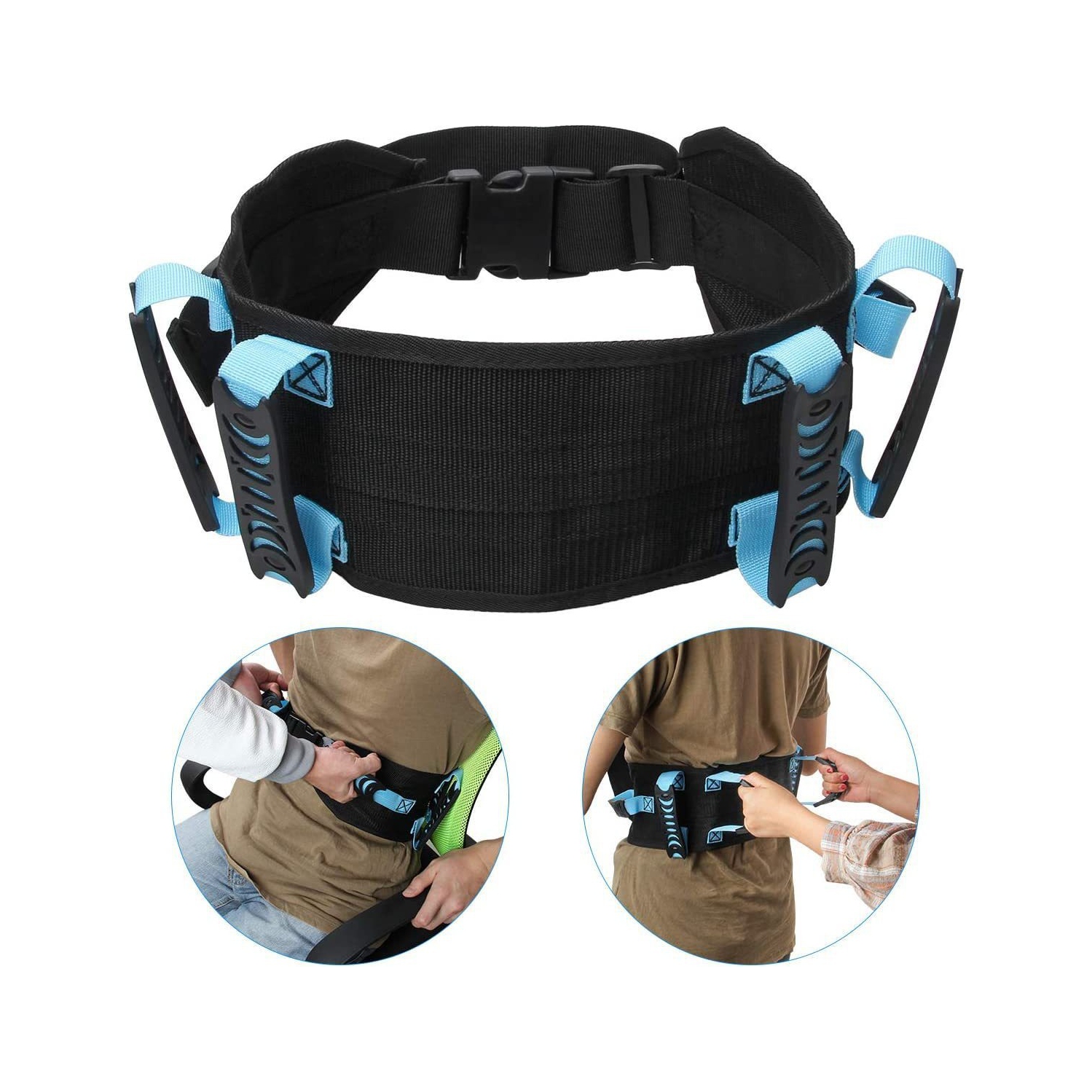 Waist Transfer Belt Patient Assisted Walking Belt Waist Traction Belt Standing Assist Belt Standing Device for Elderly