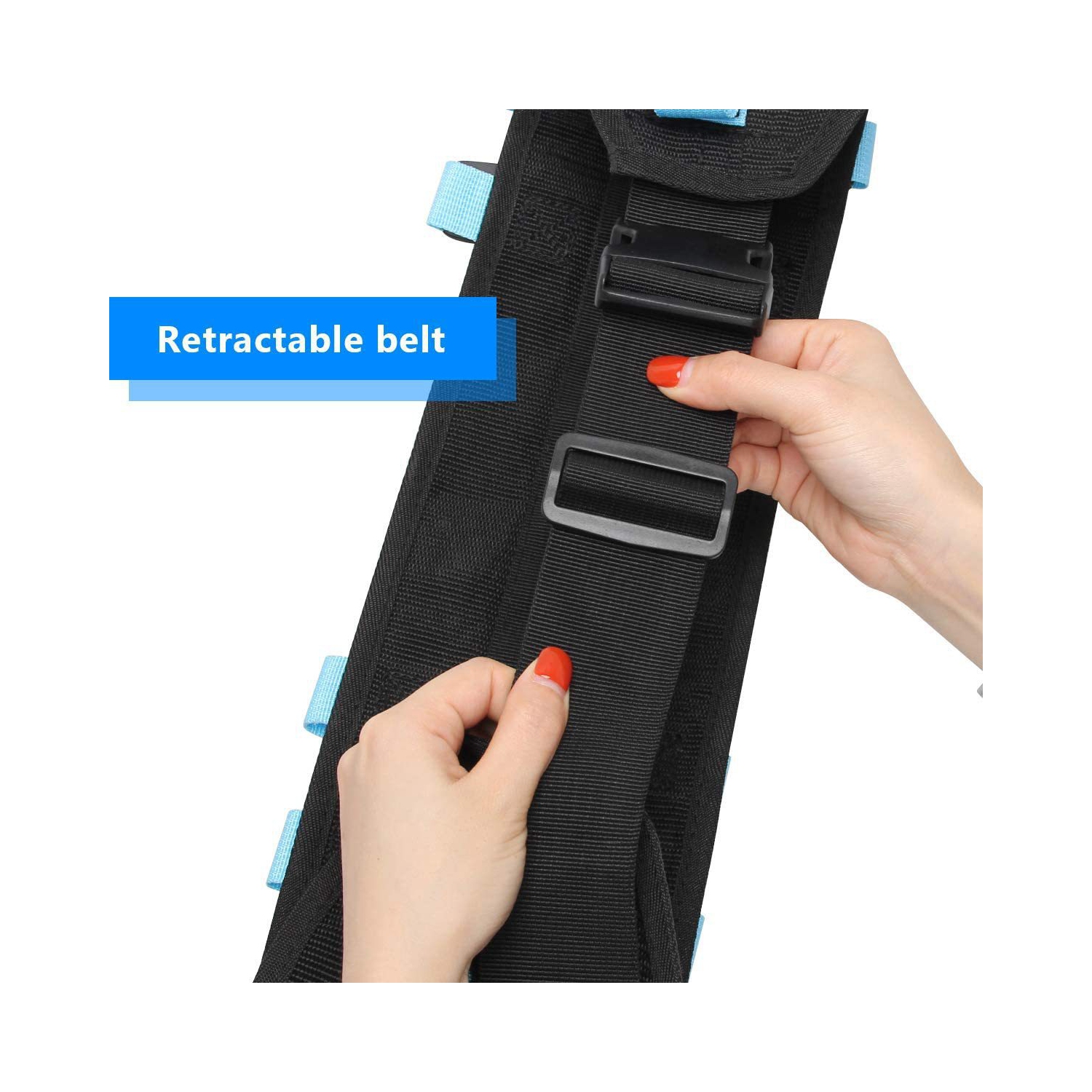 Waist Transfer Belt Patient Assisted Walking Belt Waist Traction Belt Standing Assist Belt Standing Device for Elderly