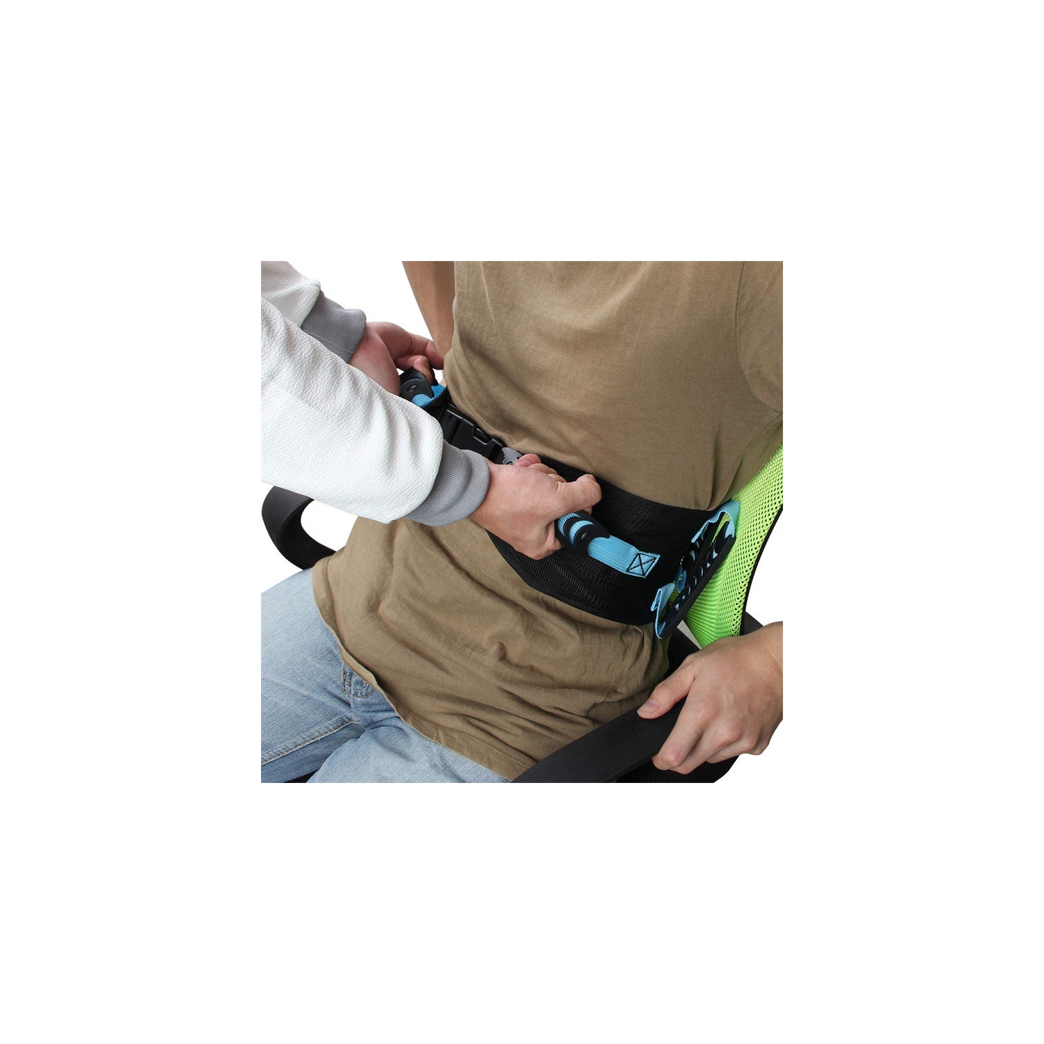 Waist Transfer Belt Patient Assisted Walking Belt Waist Traction Belt Standing Assist Belt Standing Device for Elderly