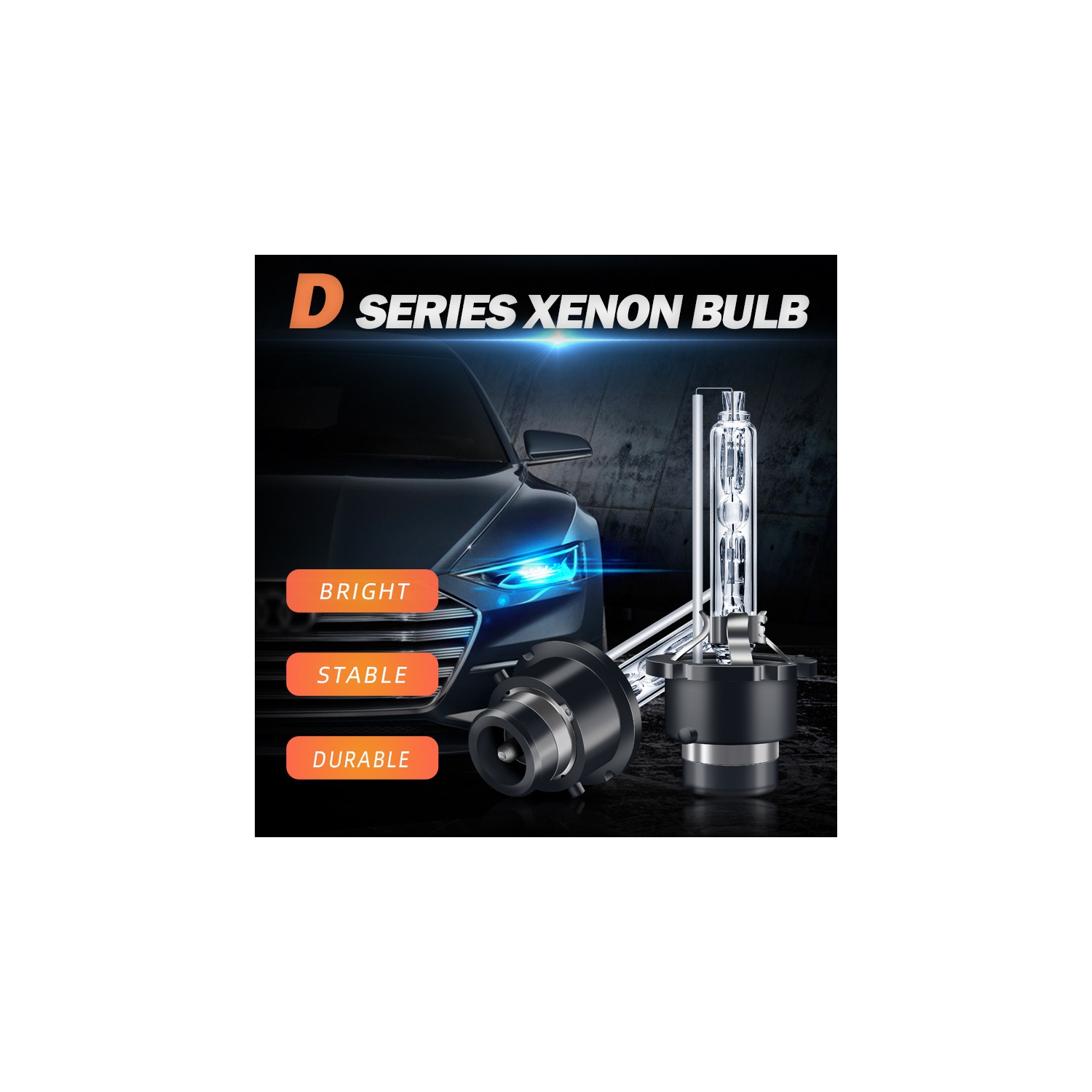 Ampoules au xénon pour voiture HID D2S 35 W 6000k Lampe au xénon pour voiture - 2PCS