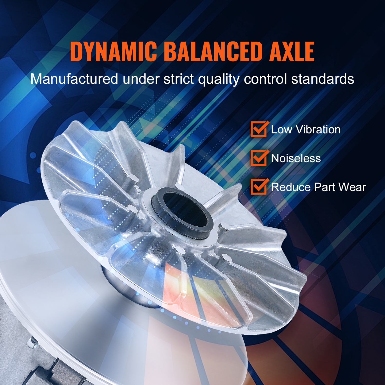 Embrayage d'entraînement primaire VEVOR compatible avec Polaris RZR 1000 2014-2023, alésage de 1,24&nbsp;po avec poids et ressort, remplacement n°