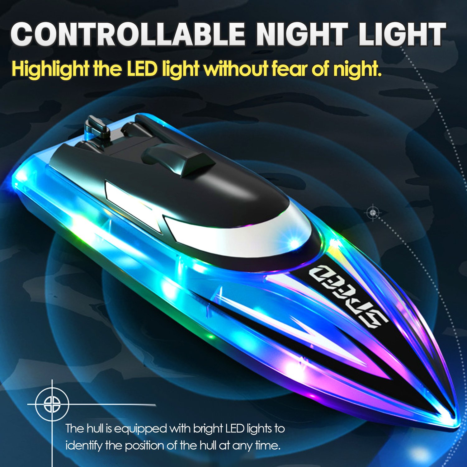 Jouets de bateau de simulation télécommandés, modèle de bateau de course rechargeable et télécommandé, jouets aquatiques pour garçons et filles