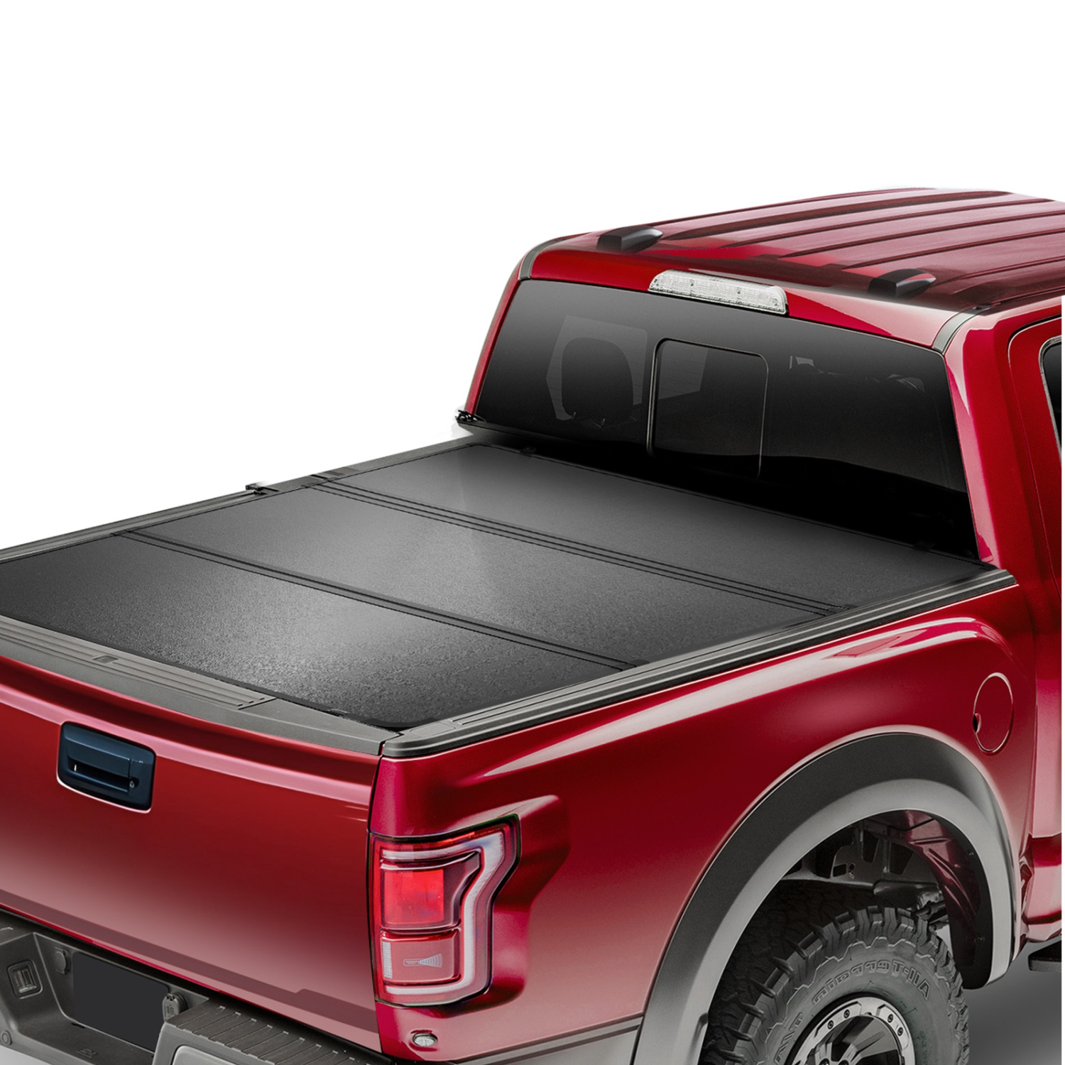 VEVOR Tri-Fold Truck Bed Tonneau Cover, Compatible with 2019-2024 Chevy Silverado GMC Sierra 1500 5'8" Bed, Fit 5.8'x5.3' Inside Bed, 400lbs