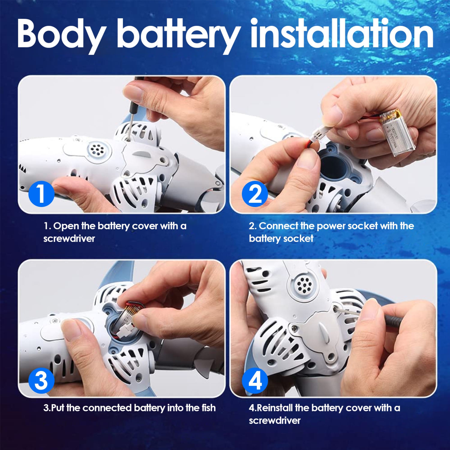 Requin télécommandé, poisson robot vaporisateur d'eau rechargeable Simulation, cadeau d'anniversaire pour garçons et filles, jouet aquatique