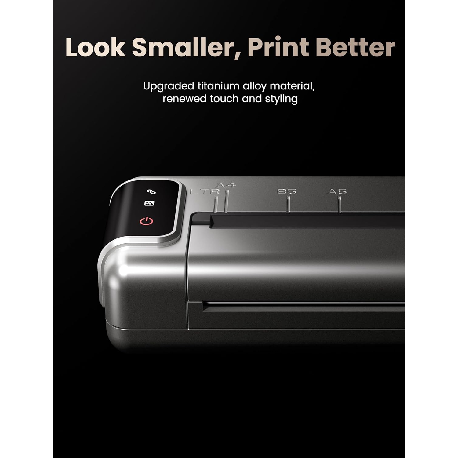 Phomemo OfficePods Pro Q302 Wireless Portable Letter/A4 Printer for travel and home, with free paper inside, support mobilephone scanning.