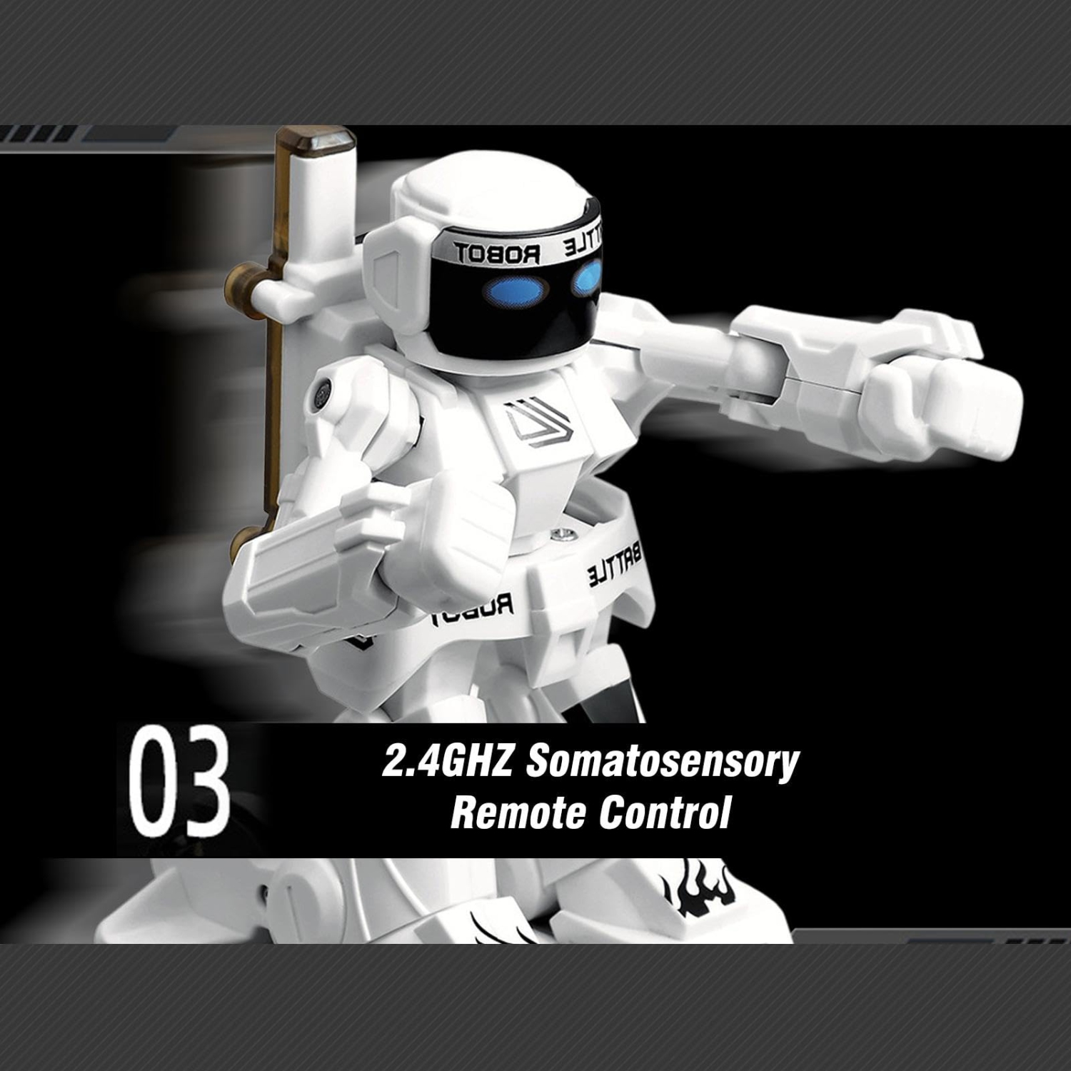 Remote Control Battle Robot Toy, Portable Interactive Battle