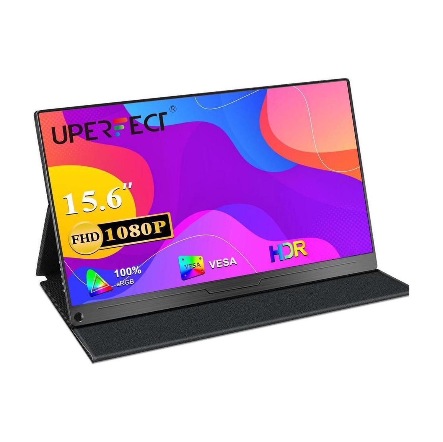 UPERFECT 15.6 Inch USB-C Portable Monitor 1920x1080 Display For Raspberry Pi 3 4