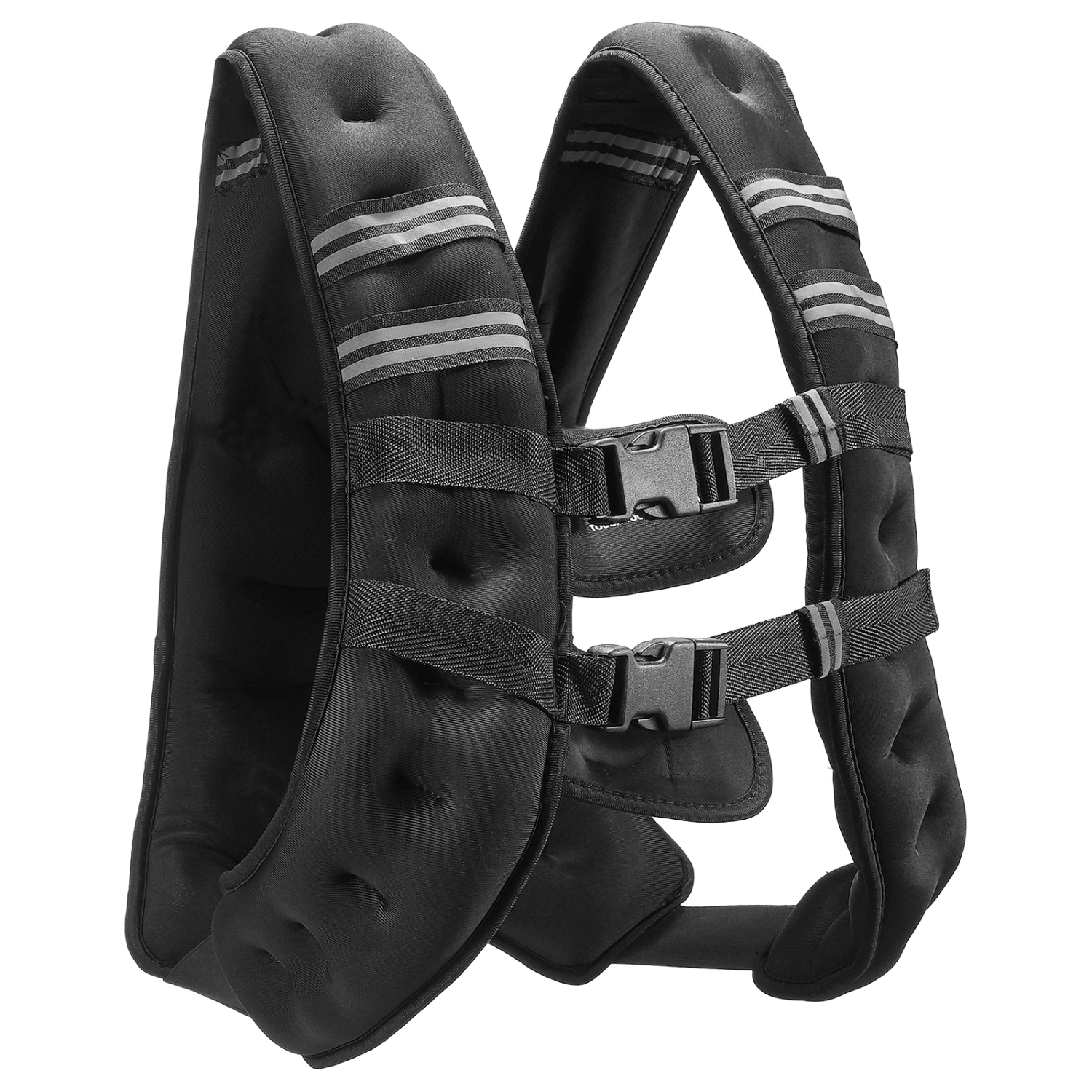 VEVOR 20 lbs Weight Vest with Reflective Stripe,Adjustable Buckle Body Weight Vest for Men Women, Workout Equipment for Strength