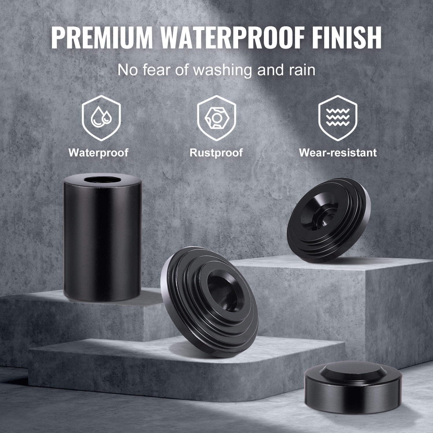 VEVOR 10 pcs Ball Joint Press Kit, Tool Kit, C-press Ball joint Remove and Install Tools, for Most 2WD and 4WD Cars, Heavy Duty Ball Joint Repair Kit