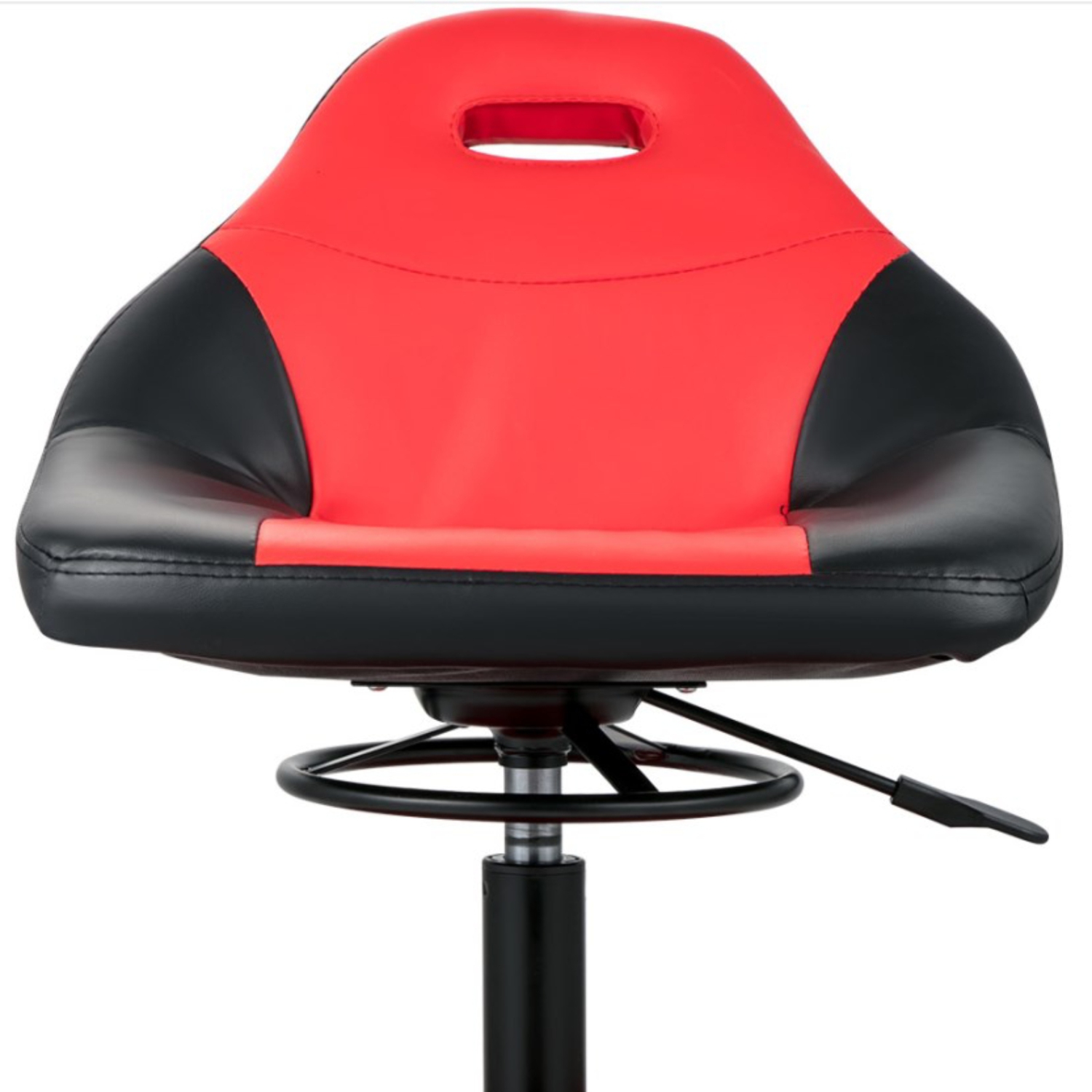 VEVOR 300LBS Capacity Rolling Garage Stool, 21"-26" Adjustable Height Range, Mechanic Seat with Swivel Casters and Tool Tray, for Workshop, Auto