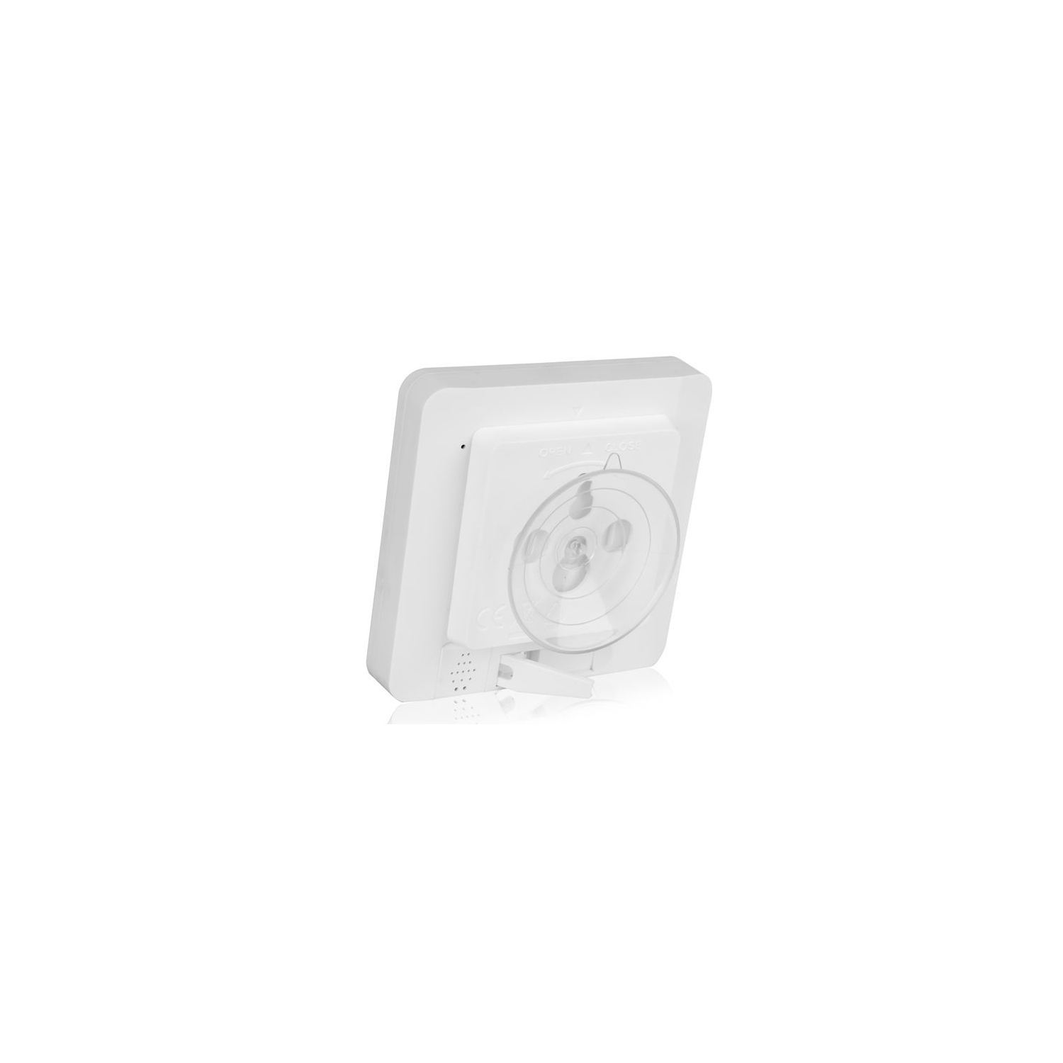 Shower Wall Clock, Digital Kitchen Timer with Alarm, Waterproof Touch Screen Timer, Temperature Humidity Display with Suction Cup Hanging Hole