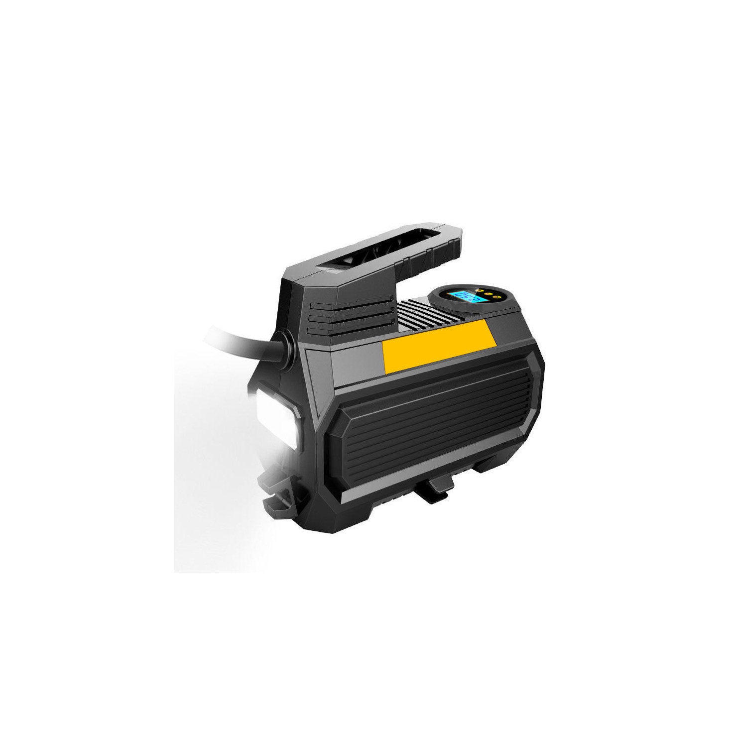 Tire Inflator Portable Air Compressor Tire Air Pump for Car Tires Digital Pressure Gauge, Emergency LED Light for Motorcycle