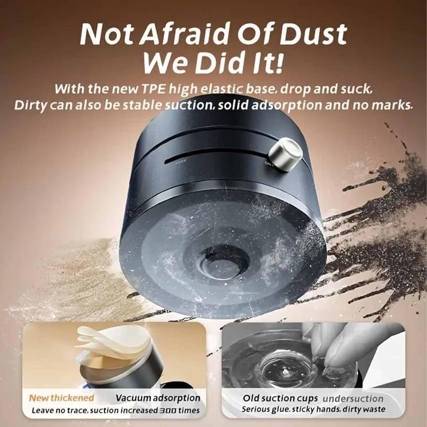 Foldable portable vacuum magnet mobile phone holder car mobile phone holder vacuum glass mirror adsorption telescopic double-sided magnetic suction