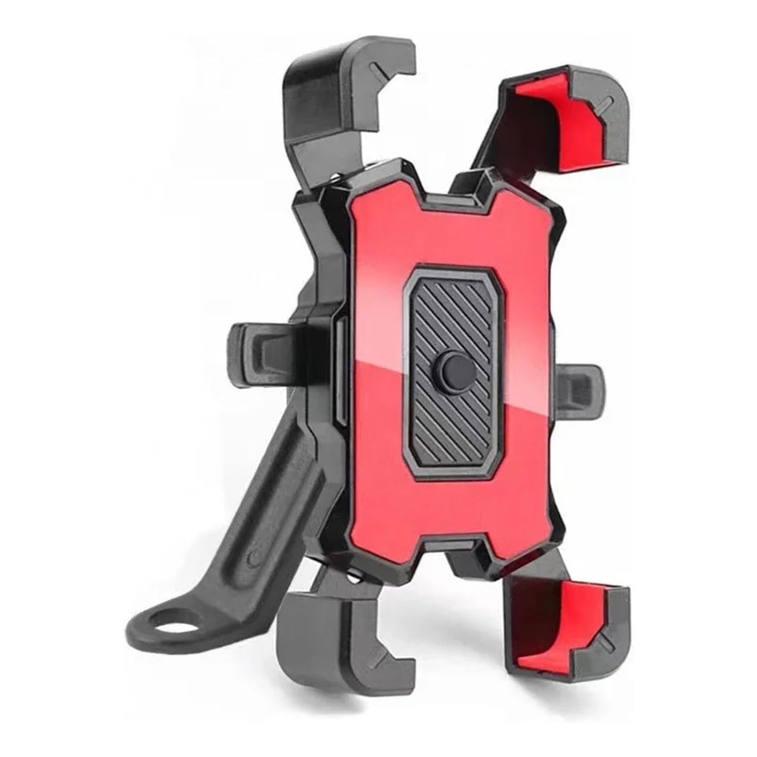 Motorcycle Navigation Phone Holder Electric Vehicle Bicycle Shockproof Phone Holder - Red