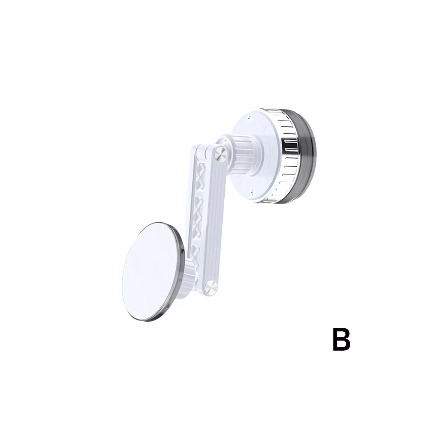 Magnetic Phone Holder 360° Rotating Vacuum Adsorption Strong Suction Cup Car Mount